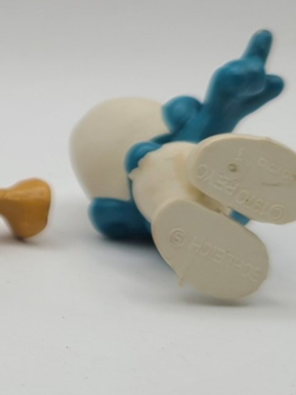 VTG Smurfs Band Figurines Lot – Guitar, Drums, Trumpet PVC Toys Pre US - Picture 7 of 8